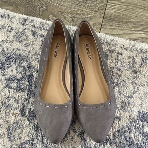 Afairwee Gray Women's Flats